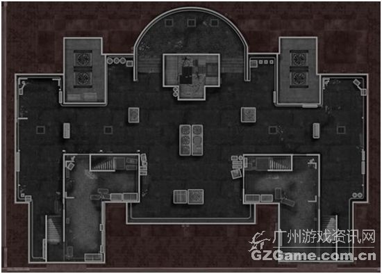 “屋顶激战”平面建筑解剖图 “屋顶激战”平面建筑解剖图