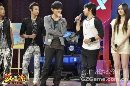图6：《梦幻西游》代言人周杰伦首次登陆《天天向上》